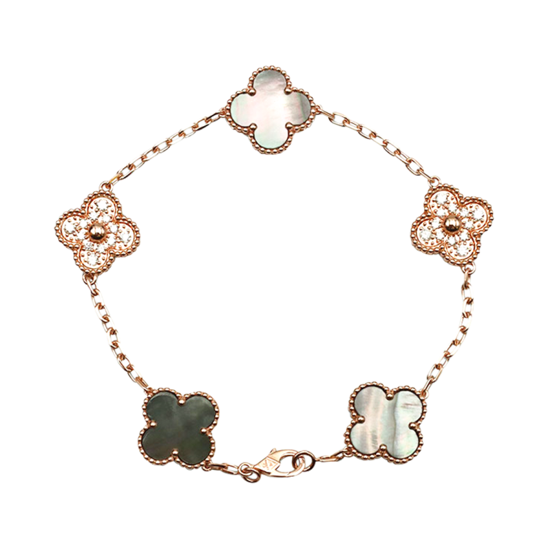 Van cleef and arpels best sale mother of pearl bracelet